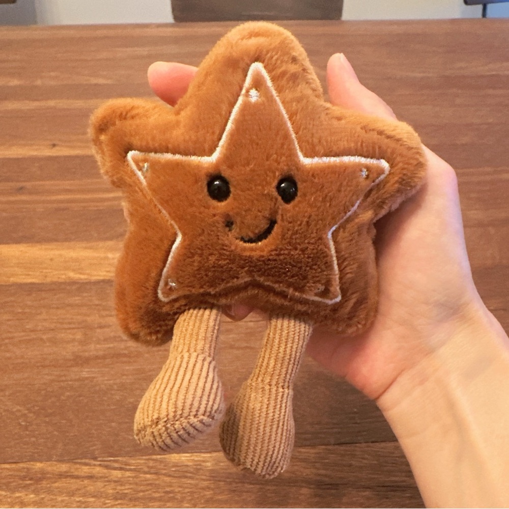 Star Cookie Charm Pendant Cute Kawaii Sweet Dessert Bag Charm Keychain Gift